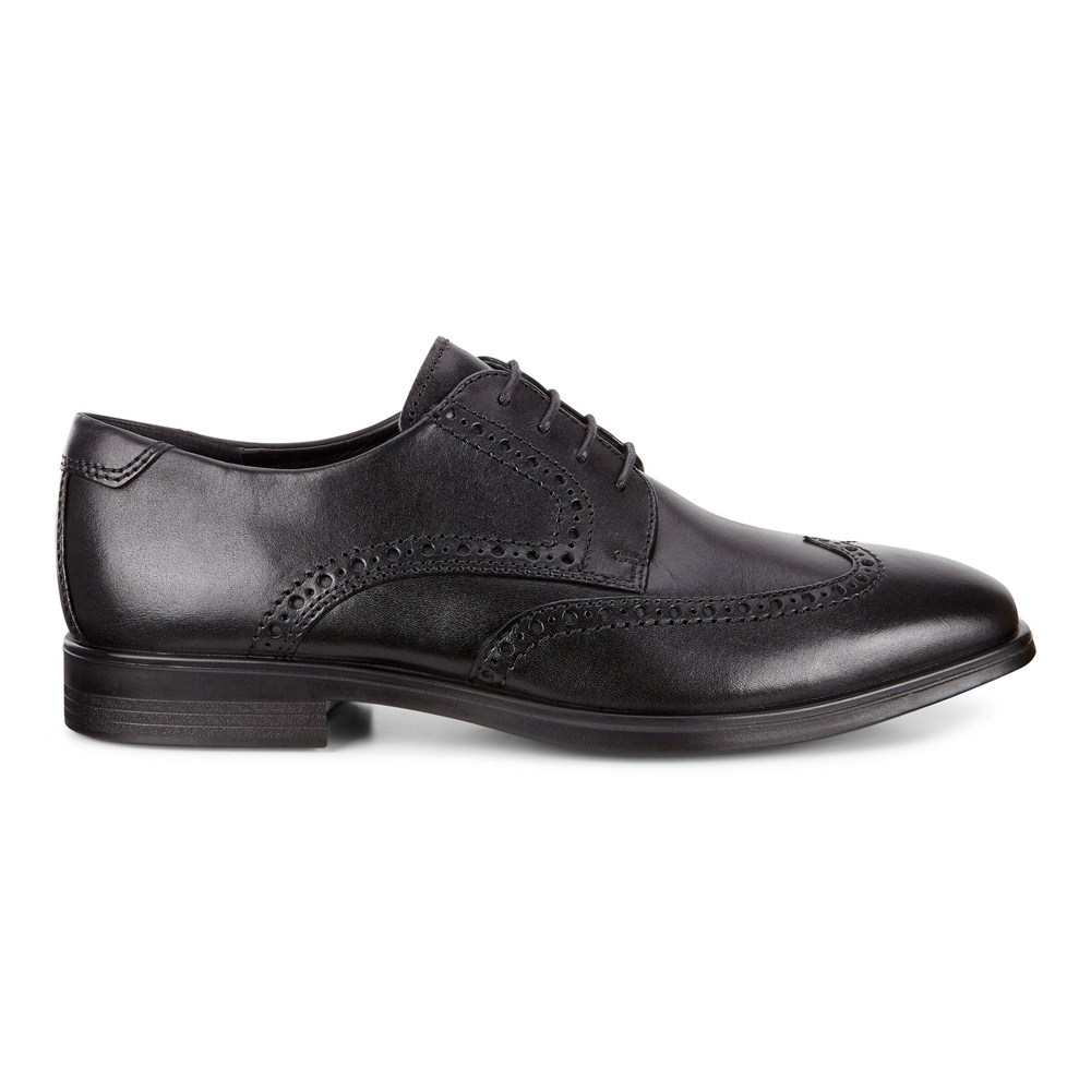 Zapatos De Vestir Hombre - ECCO Melbourne Wingtip Tie - Negros - BPC936124